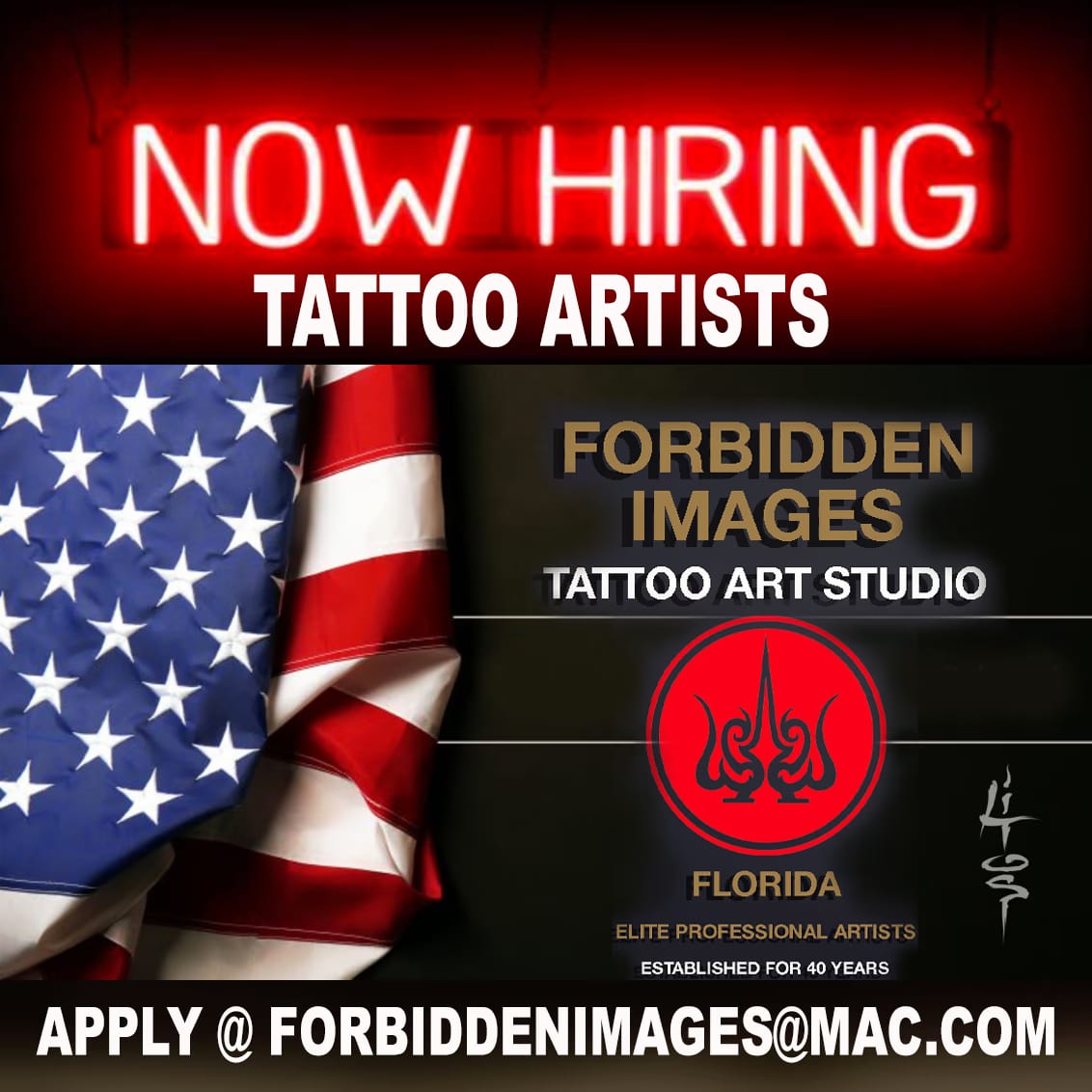LITOS NOW HIRING TATTOOERS !