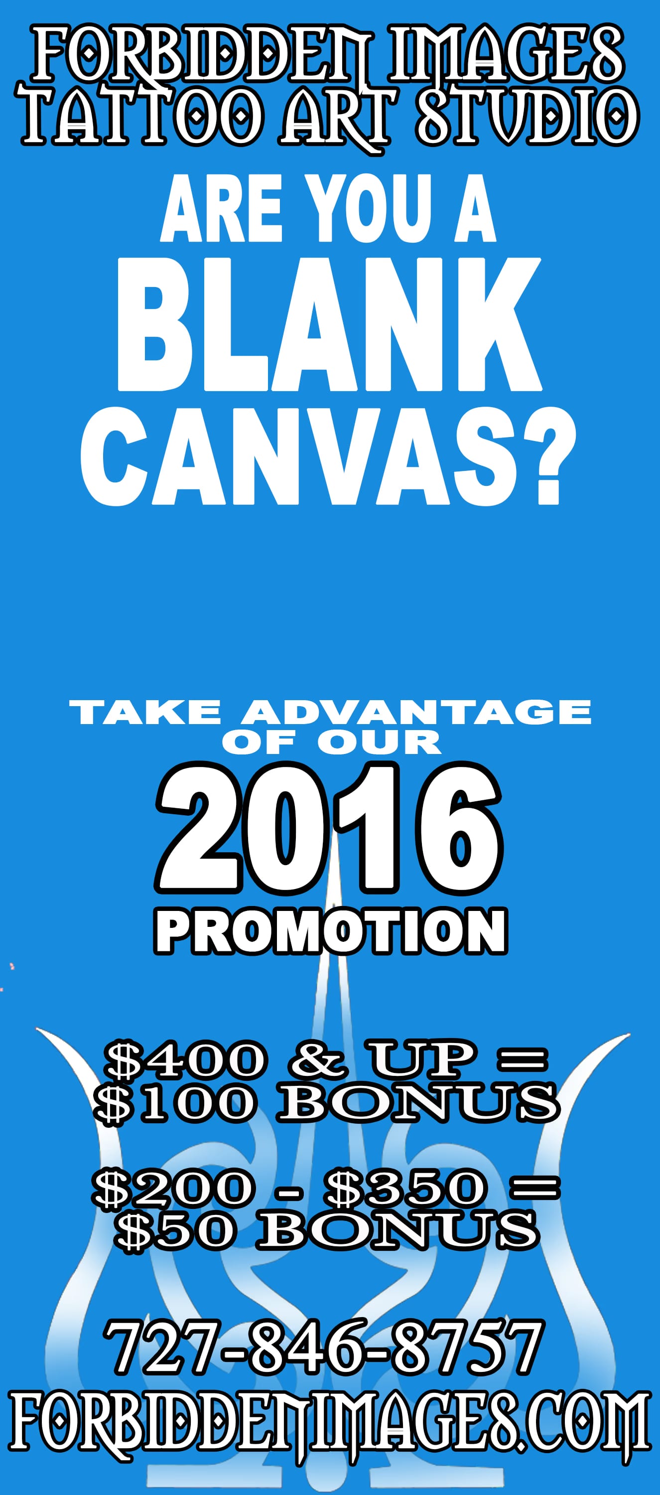 ARE YOU A BLANK CANVAS ?