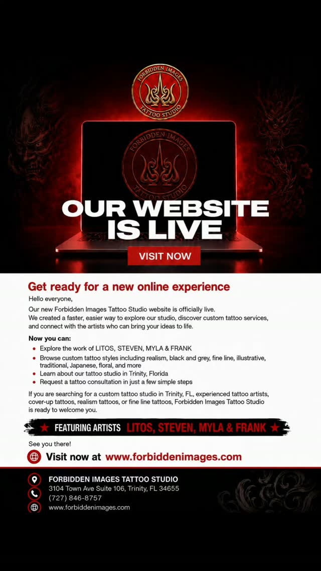 OUR NEW WEBSITE IS LIVE