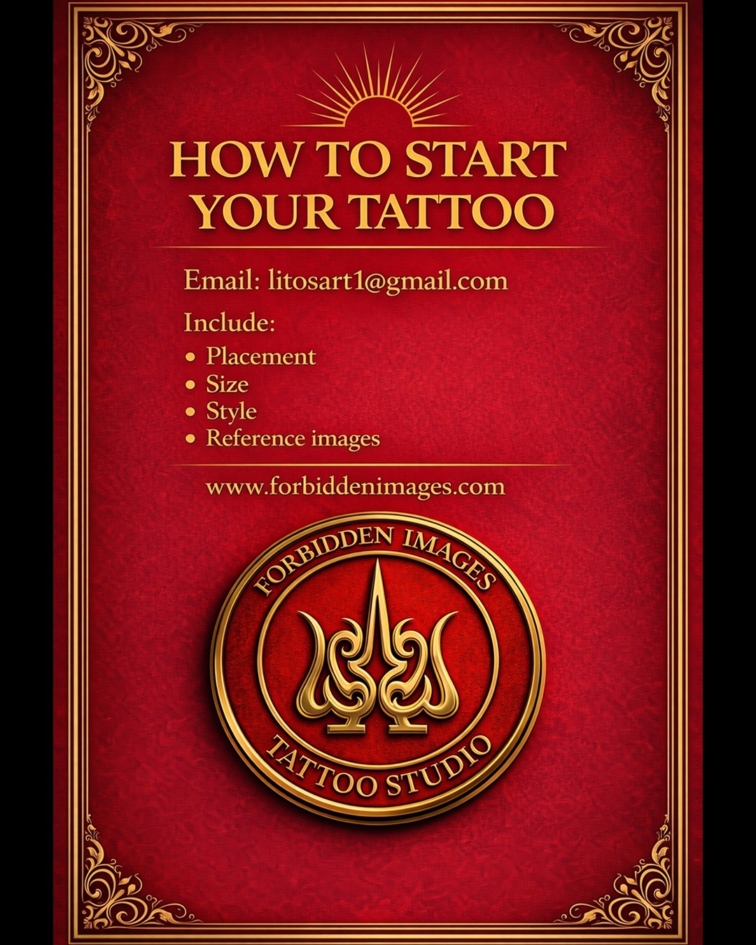 HOW TO START YOUR TATTOO